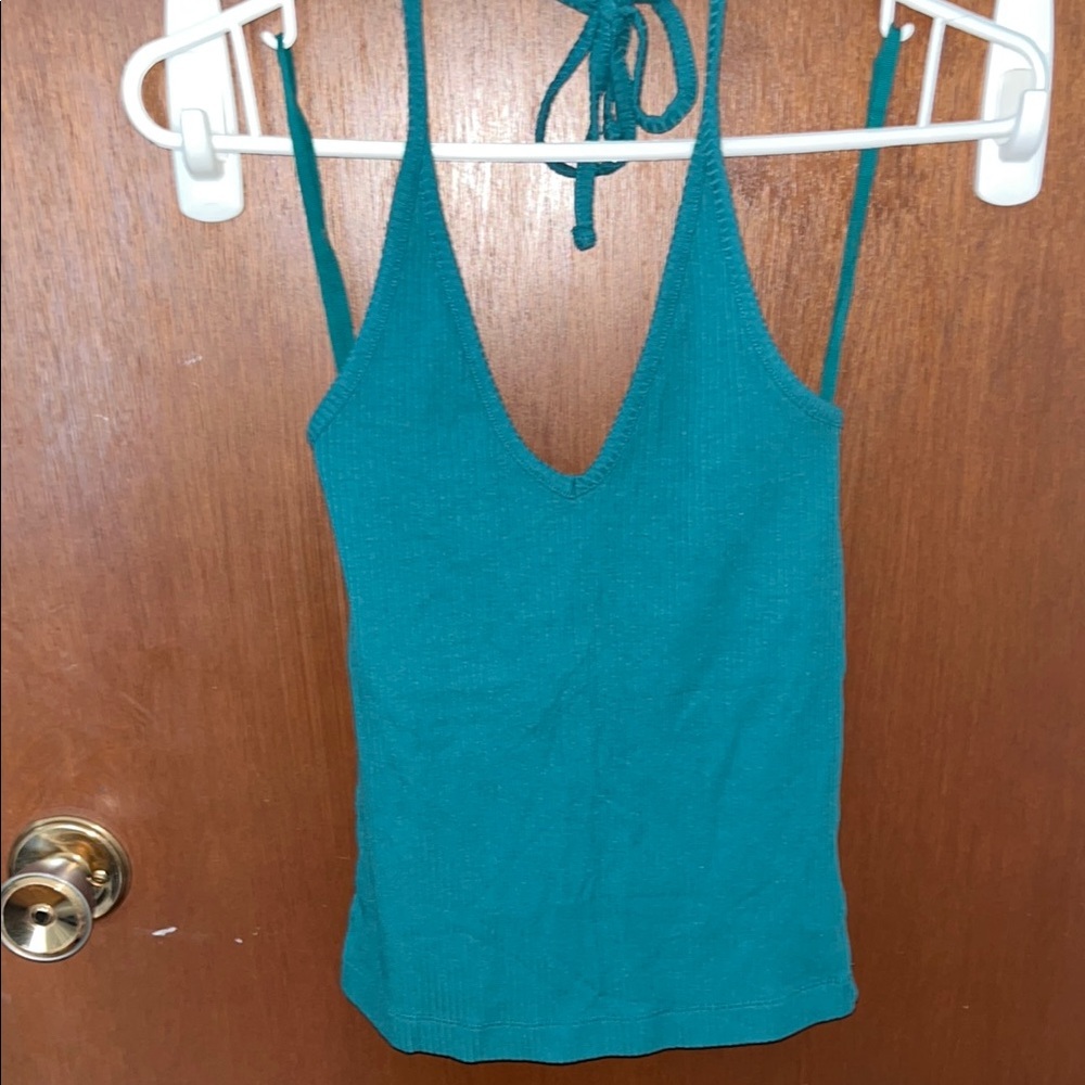 Teal Halter Top - Picture 3 of 6